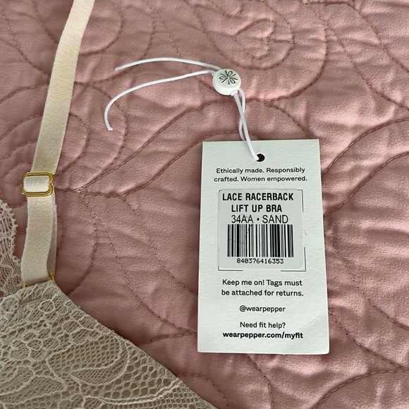 Pepper Racerback lace bra - Picture 3 of 10